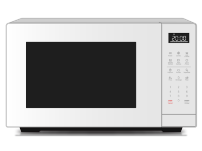 17" Danby 1.1 Cu. Ft. Microwave with Convenience Cooking Controls in White