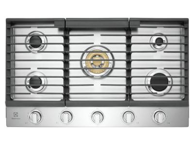 36" Electrolux Gas Cooktop With Flexible Brass Power Burner