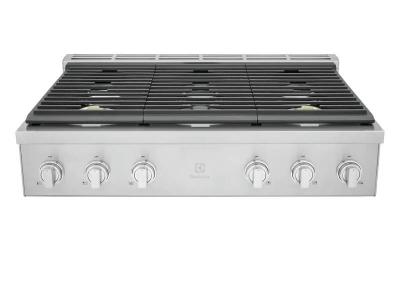36" Electrolux Rangetop with 6 Sealed Burners in Stainless Steel