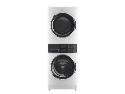 27" Electrolux Laundry Tower Single Unit Front Load 5.2 Cu. Ft. I.E.C Washer and 8 Cu. Ft. Electric Dryer