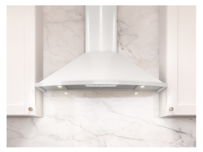 36" Zephyr Core Collection Savona Wall Mount Range Hood in White