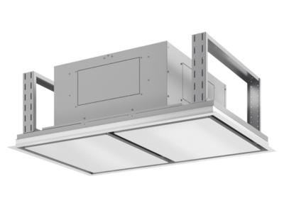 43" Zephyr Designer Collection Lux Connect Island Mount Range Hood in Stainless Steel