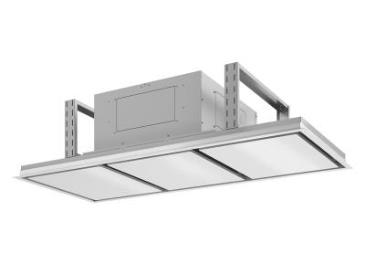 63" Zephyr Designer Collection Lux Connect Island Mount Range Hood in Stainless Steel