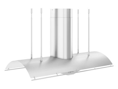 54" Zephyr Designer Collection Trapeze Island Range Hood