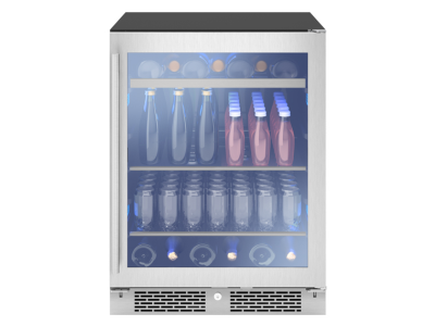 24" Zephyr 5.11 Cu. Ft. ADA Single Zone Beverage Cooler