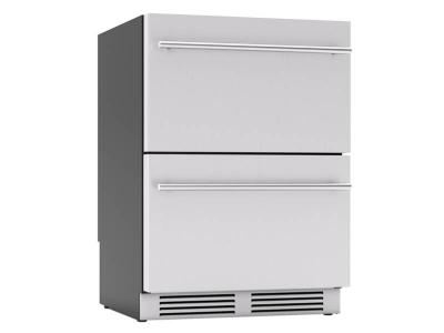 24" Zephyr Built-In 5.4 cu.ft Single Zone Refrigerator Drawers