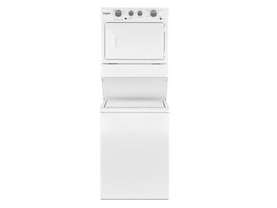 27" Whirlpool Gas Stacked Laundry Center With 9 Wash Cycles And AutoDry