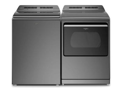 27" Whirlpool Top Load Washer and Smart Top Load Electric Dryer