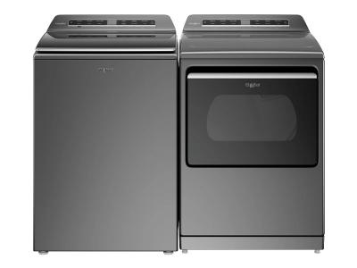 27" Whirlpool Top Load Washer and Top Load Gas Dryer