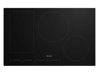 30" Blomberg 4 Elements Built-In Induction Cooktop with Front Touch Controls Frameless Black Glass