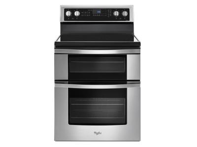 30" Whirlpool 6.7 Cu. Ft. Electric Double Oven Range with True Convection