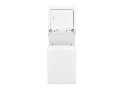 27" Frigidaire 4.5 Cu. Ft. Electric Washer & Dryer Laundry Centre (White)