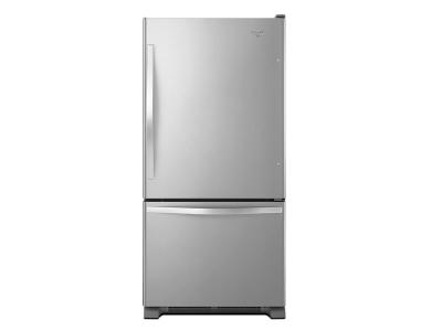 30" Whirlpool 19 Cu. Ft. Bottom-Freezer Refrigerator with Freezer Drawer