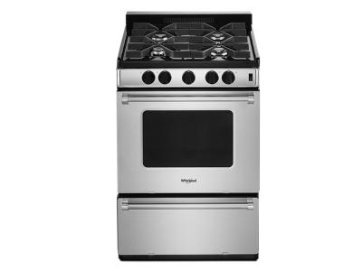24" Whirlpool Freestanding Gas Range with Sealed Burners