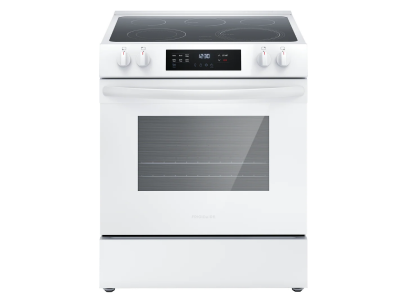 30" Frigidaire 5.3 Cu. Ft. Front Control Electric Range in White