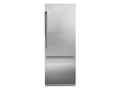 30" Blomberg Fully Integrated Built-In Bottom-Freezer Refrigerator