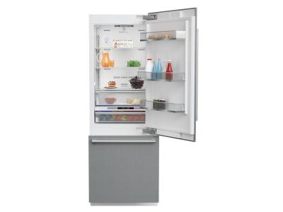 30" Blomberg Fully Integrated Built-In Bottom-Freezer Refrigerator