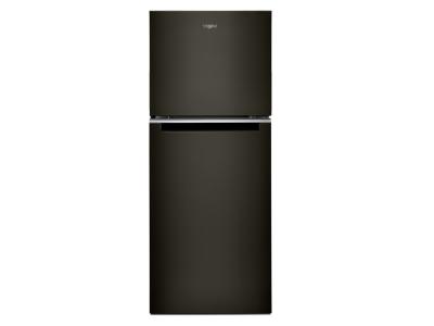 24" Whirlpool 11.6 Cu. Ft. Top-Freezer Refrigerator In Fingerprint Resistant Black Stainless