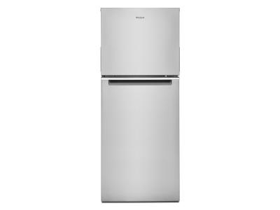 24" Whirlpool 11.6 Cu. Ft. Top-Freezer Refrigerator In Fingerprint Resistant Stainless Steel