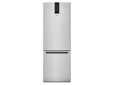 24" Whirlpool 12.9 Cu. Ft. Fingerprint Resistant Stainless Steel Bottom Freezer Refrigerator