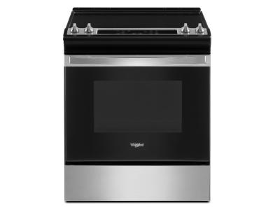 30" Whirlpool 4.8 Cu. Ft. Electric Range With Frozen Bake Technology In Stainless Steel