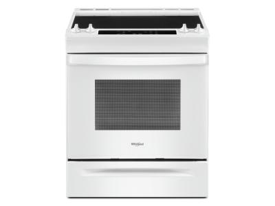 30" Whirlpool 4.8 Cu. Ft. Electric Range With Frozen Bake Technology In White