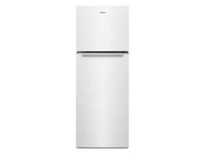 24" Whirlpool 12.9 Cu. Ft. Top Freezer Refrigerator In White