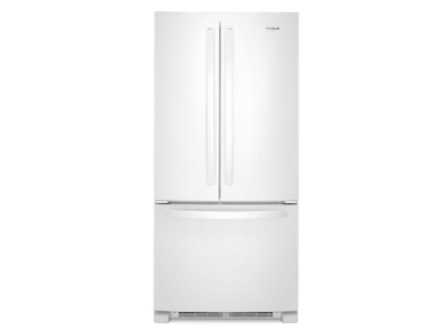 33" Whirlpool 22 Cu. Ft. Wide French Door Refrigerator in White
