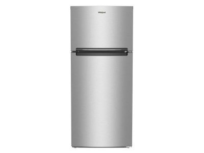 28" Whirlpool 16.6 Cu. Ft. Wide Top-Freezer Refrigerator in Stainless Steel