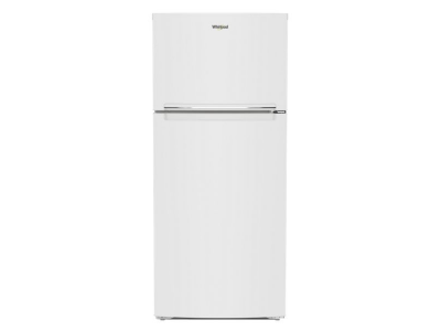 28" Whirlpool 16.6 Cu. Ft. Wide Top-Freezer Refrigerator in White