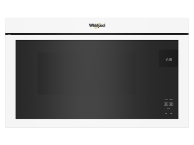 Whirlpool 1.1 Cu. Ft. Flush Mount Microwave with Turntable-Free Design in White