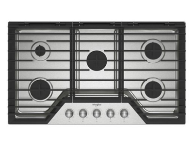 36" Whirlpool Gas Cooktop with Fifth Burner