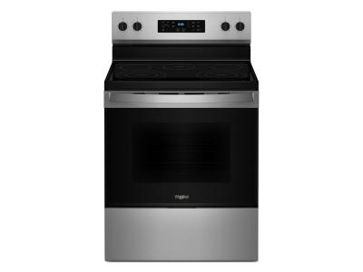 30" Whirlpool 5.3 Cu. Ft. Freestanding Electric Range with Steam Clean