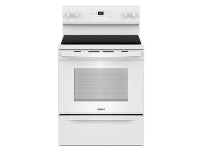 30" Whirlpool 5.3 Cu. Ft. Freestanding Electric Range with Steam Clean