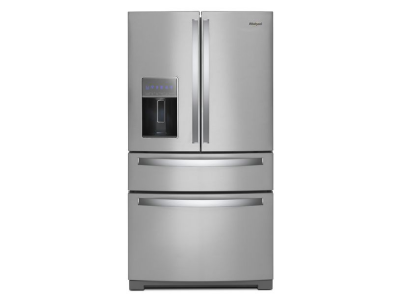 36" Whirlpool 26 Cu. Ft. Wide 4 Door Refrigerator with Prep and Store Bins