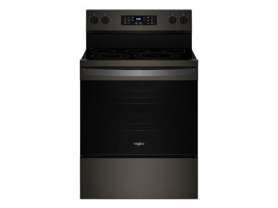 30" Whirlpool 5.3 Cu. Ft. Energy Star Electric Range with Air Cooking Technology No Preheat Air Fry and Air Baking and Self Clean