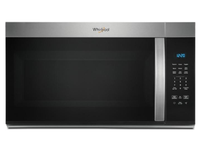 30" Whirlpool 1.7 Cu. Ft. Over The Range Microwave with 900-Watts Cooking Power in Stainless Steel Finish