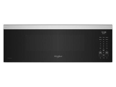 30" Whirlpool 1.1 Cu. Ft. Smart Low Profile Microwave Hood Combination with 450 CRM 4-Speed Venting