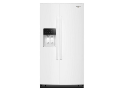 36" Whirlpool Wide Side-by-Side Refrigerator in White