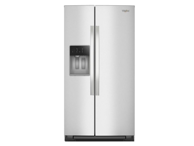 36" Whirlpool Wide Side-by-Side Refrigerator in Fingerprint Resistant Stainless Steel