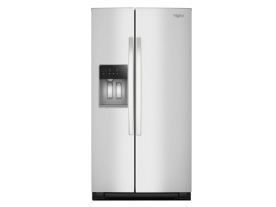 36" Whirlpool Wide Side-by-Side Refrigerator in Fingerprint Resistant Stainless Steel