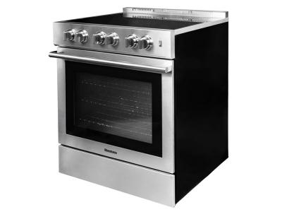 30" Blomberg Free Standing & Induction Slide-In Range with 4 Burners