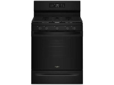30" Whirlpool Gas Range with Air Cooking Technology and Steam Clean