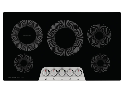36" Frigidaire Gallery Electric Smoothtop Style Cooktop with 5 Elements in Stainless Steel