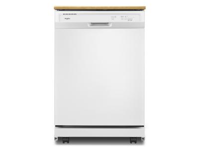 24" Whirlpool Heavy-Duty Dishwasher With 1-Hour Wash Cycle