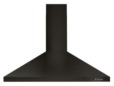 36" Whirlpool Contemporary Black  Stainless Wall Mount Range Hood